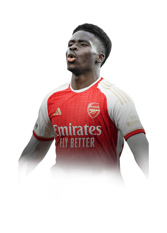 Bukayo Saka EA FC 24 - 93 Rated