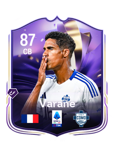 2023-24 Topps Gold UEFA Raphael VARANE AUTO Manchester