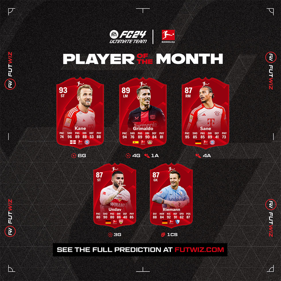 Bundesliga November POTM