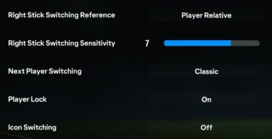 Stokes Settings - Player Switching
