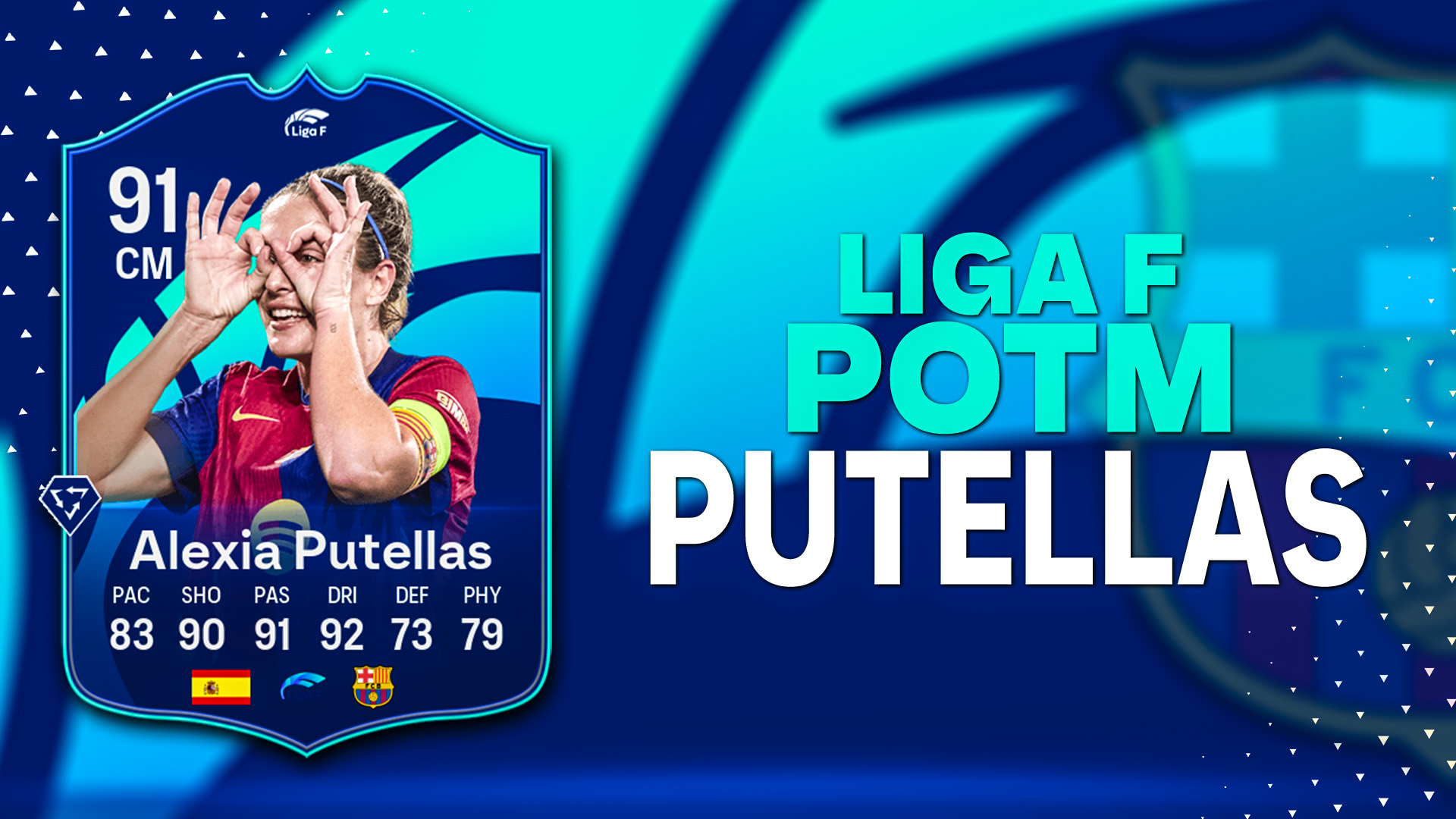 Best way to complete the 91 POTM Alexia Putellas