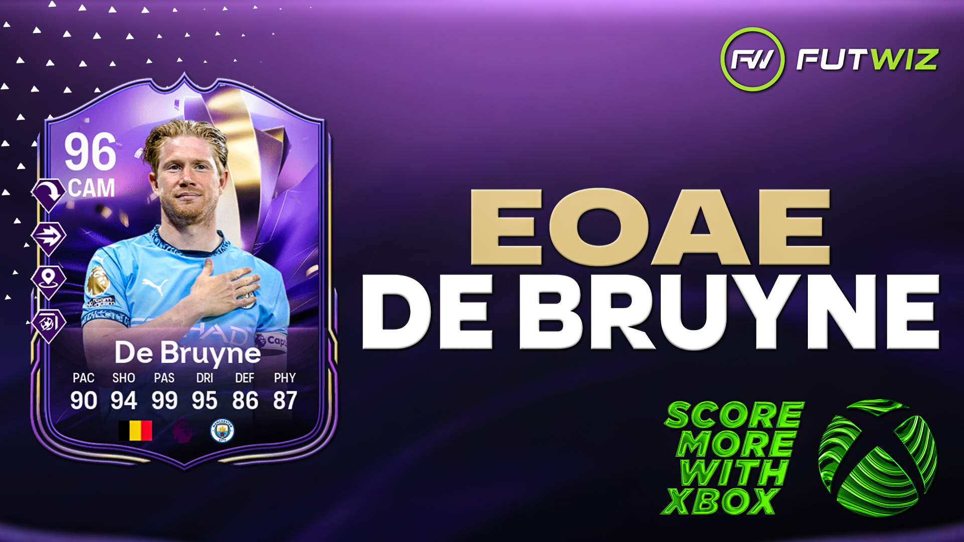 Best way to complete the 96 End of an Era De Bruyne