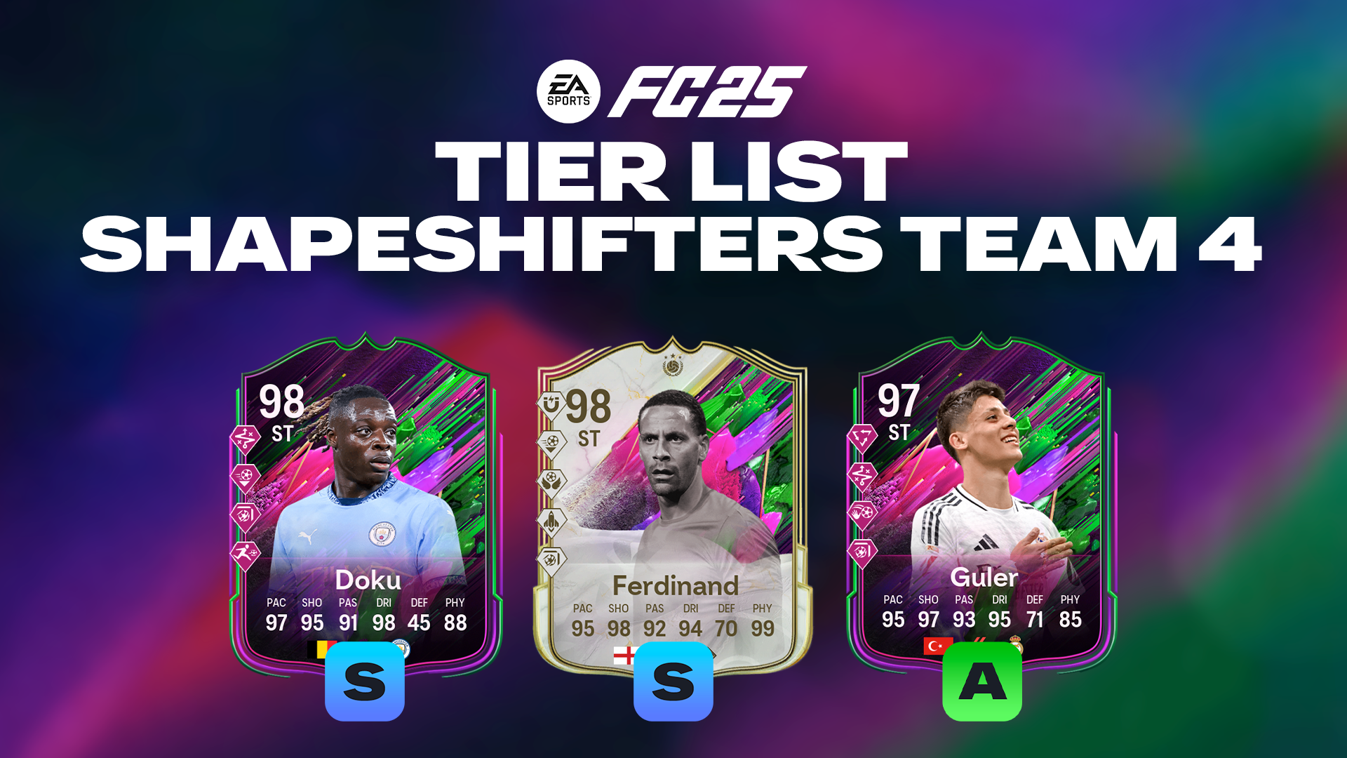 Shapeshifters Week 4 Tierlist