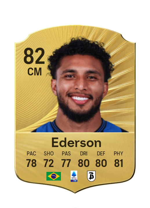 Ederson EA fc26 Gold Rare - rated 82