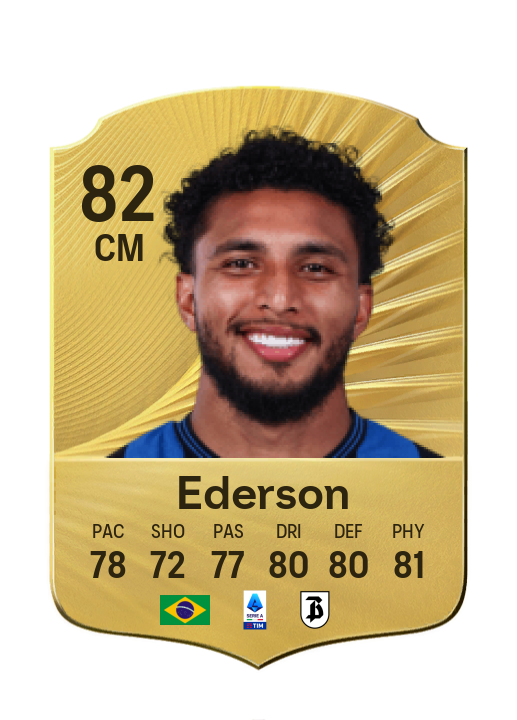 Ederson EA fc26 Gold Rare - rated 82
