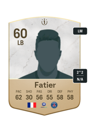 Noemie Fatier FC 26 Icon Swaps card