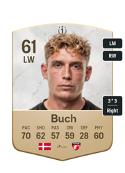 Oscar Buch FC 26 Icon Swaps card
