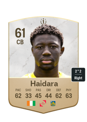 Bakary Haidara FC 26 Icon Swaps card
