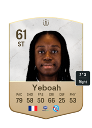 Ananee Yeboah FC 26 Icon Swaps card