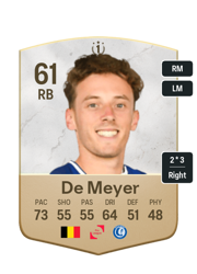 Gilles De Meyer FC 26 Icon Swaps card