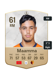Othmane Maamma FC 26 Icon Swaps card