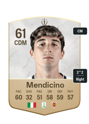 Leonardo Mendicino FC 26 Icon Swaps card