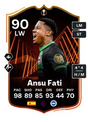 Ansu Fati RTTF Tracker Card