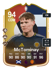 McTominay Make your Mark Card