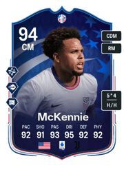 McKennie Make your Mark Card