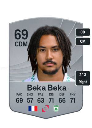 Alexis Beka Beka EA FC26 Silver Common - rated 69