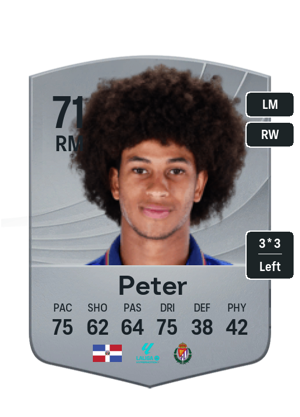 Peter EA fc26 Silver Common - rated 71