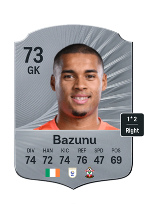 gavin-bazunu-ea-fc26-silver-rare-rated-73