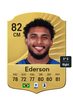 Ederon Ederson EA FC26 Gold Rare - rated 82