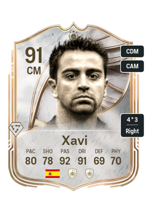 Xavi EA FC26 Icon - rated 91