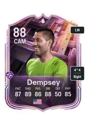 Clint Dempsey EA fc26 Unbreakables Hero - rated 88