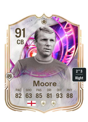 Moore Icon Bobby Moore EA FC26 Time Warp Icon - rated 91