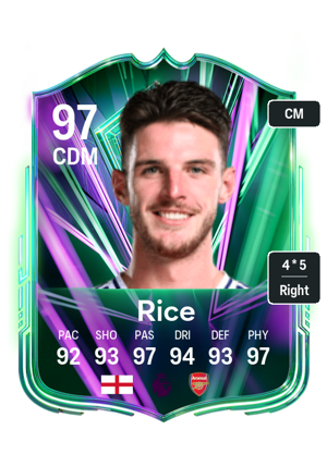 Declan Rice EA FC26 FOF Glory Hunters - rated 97