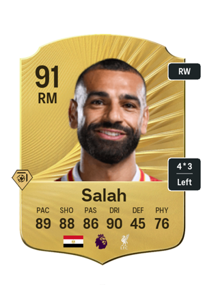 Mohamed Salah EA FC26 Gold Rare Rated 91 mohamed-salah-ea-fc26-gold-rare-rated-91