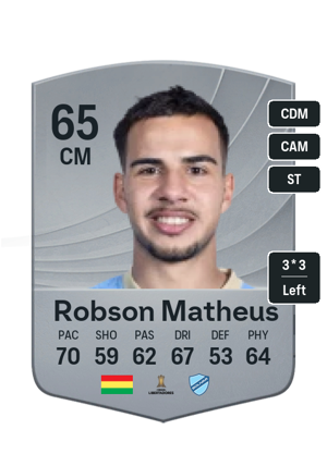 Robson Matheus EA FC26 Silver Common - rated 65