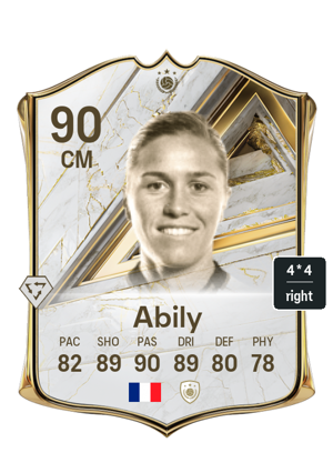 Sprinter Game Icon Camille Abily 90 CM Icon FC 27 Price, In-Game Stats, Chemistry ...