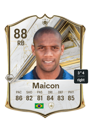 Sprinter Game Icon Maicon 88 RB Icon FC 27 Price, In-Game Stats, Chemistry & Evolutions ...