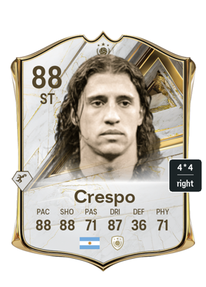 Hernan Crespo EA FC27 Icon - rated 88