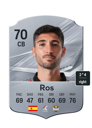 Ros 70 Silver FC 27 Price, In-Game Stats & PlayStyles | FUTWIZ