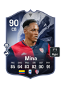 Previous version of Yerry Mina
